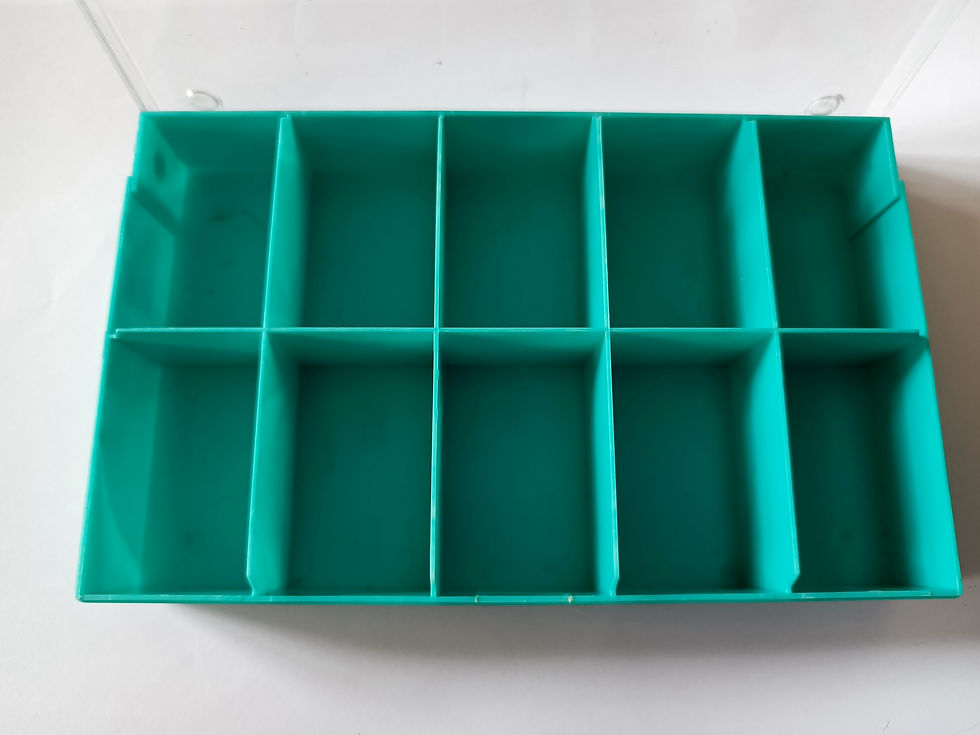 Miniatura: Prázdný sběratelský box  ZÁNOVNÍ 2x5