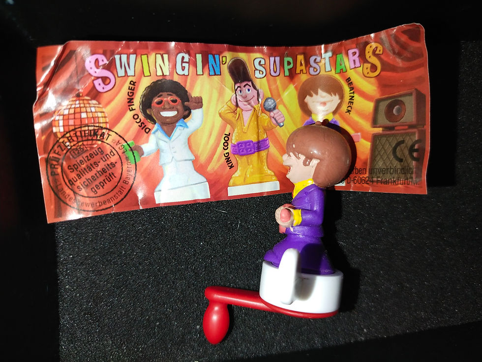 Miniatura: Swingin' Supasstars hračka: figurka na houpačce