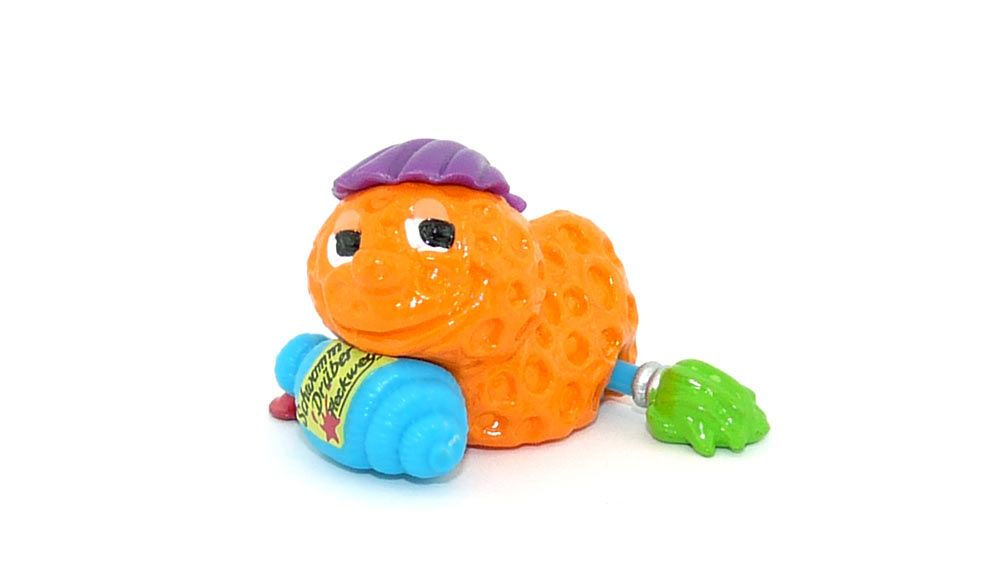 Roztomilá oranžová hračka, Natoons Slon semišový DC018, s hadicí