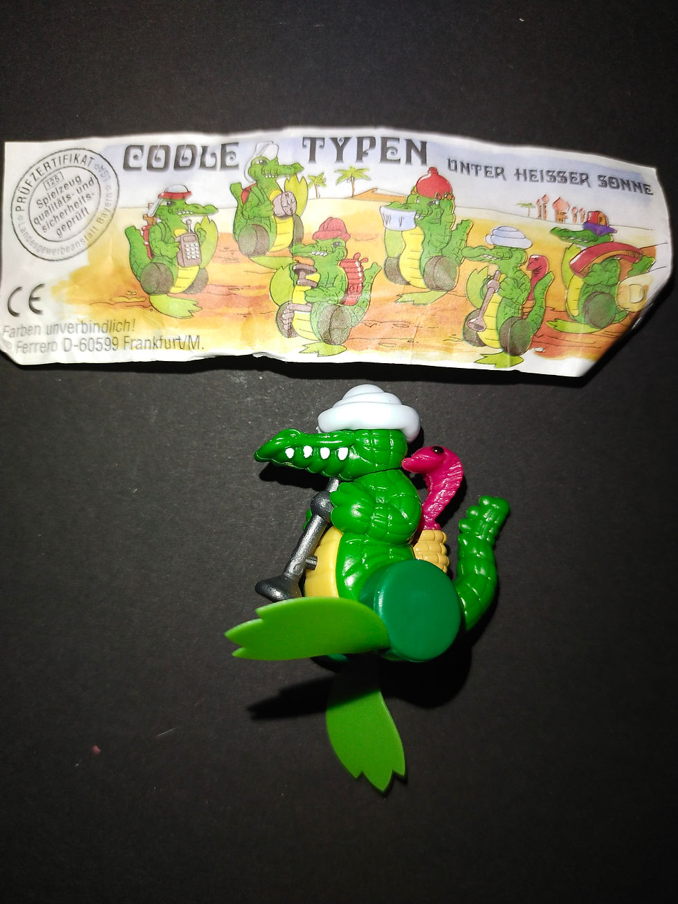 Miniatura: Figurka krokodýla na skútru, EDGE TYP EN