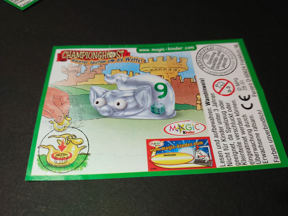 Miniatura: Figurky GuGuGu číslo 9, sběratelská kartička