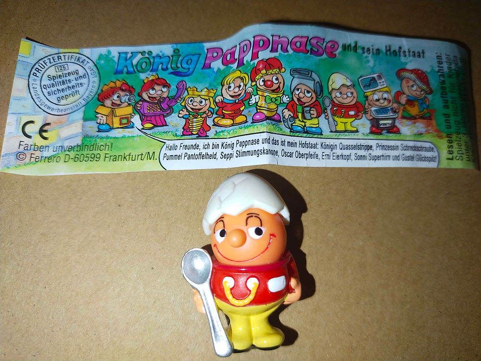 Figurka kuchaře s lžící, Kinder Puppy