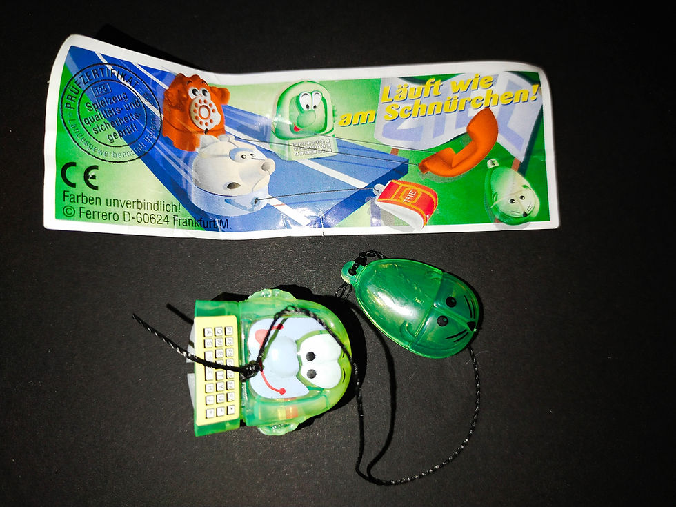 Zelená figurka Fancy fuxies s kartičkou