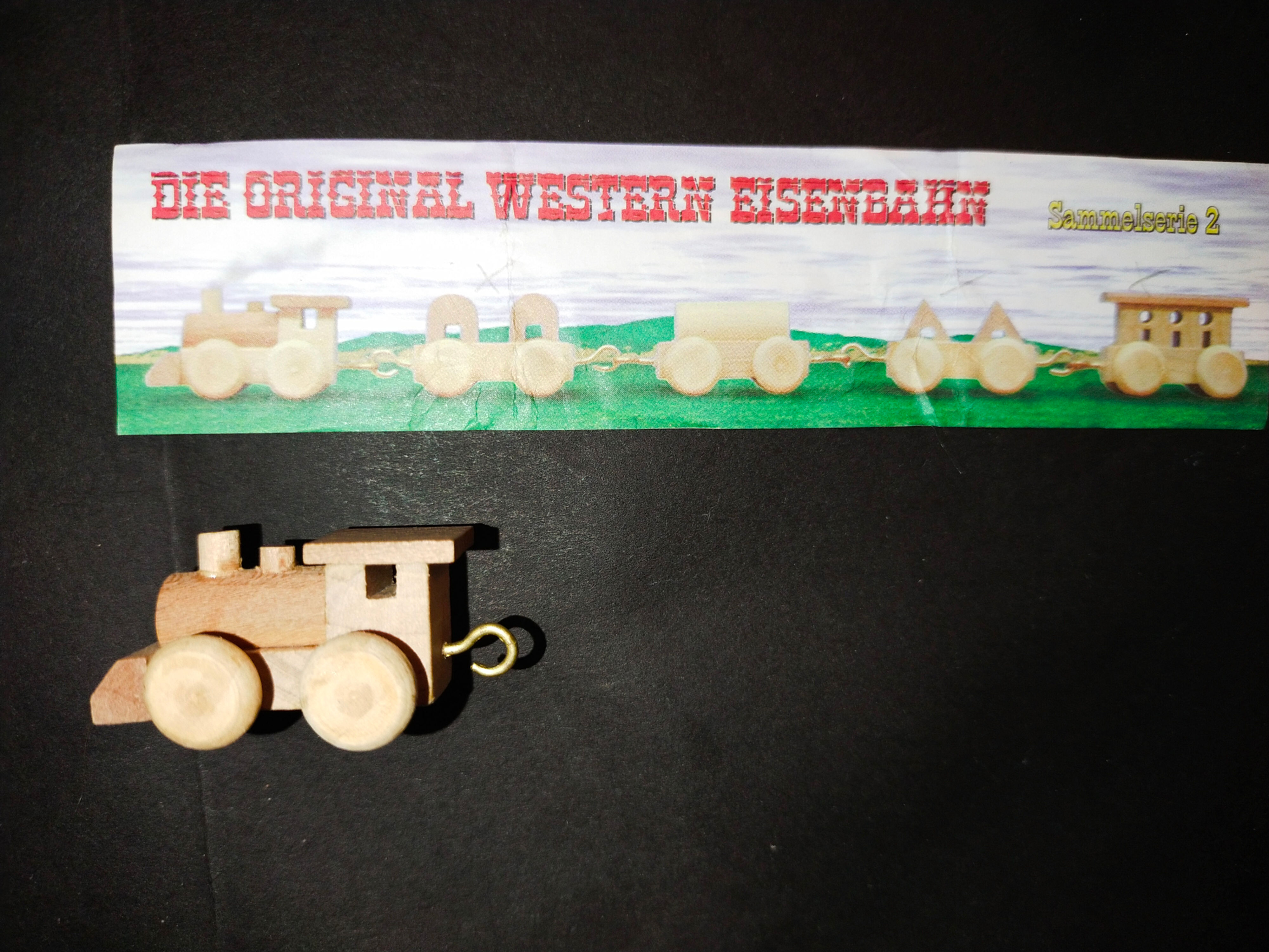 Dřevěná hračka, vlak, "The Original Western Express Train"