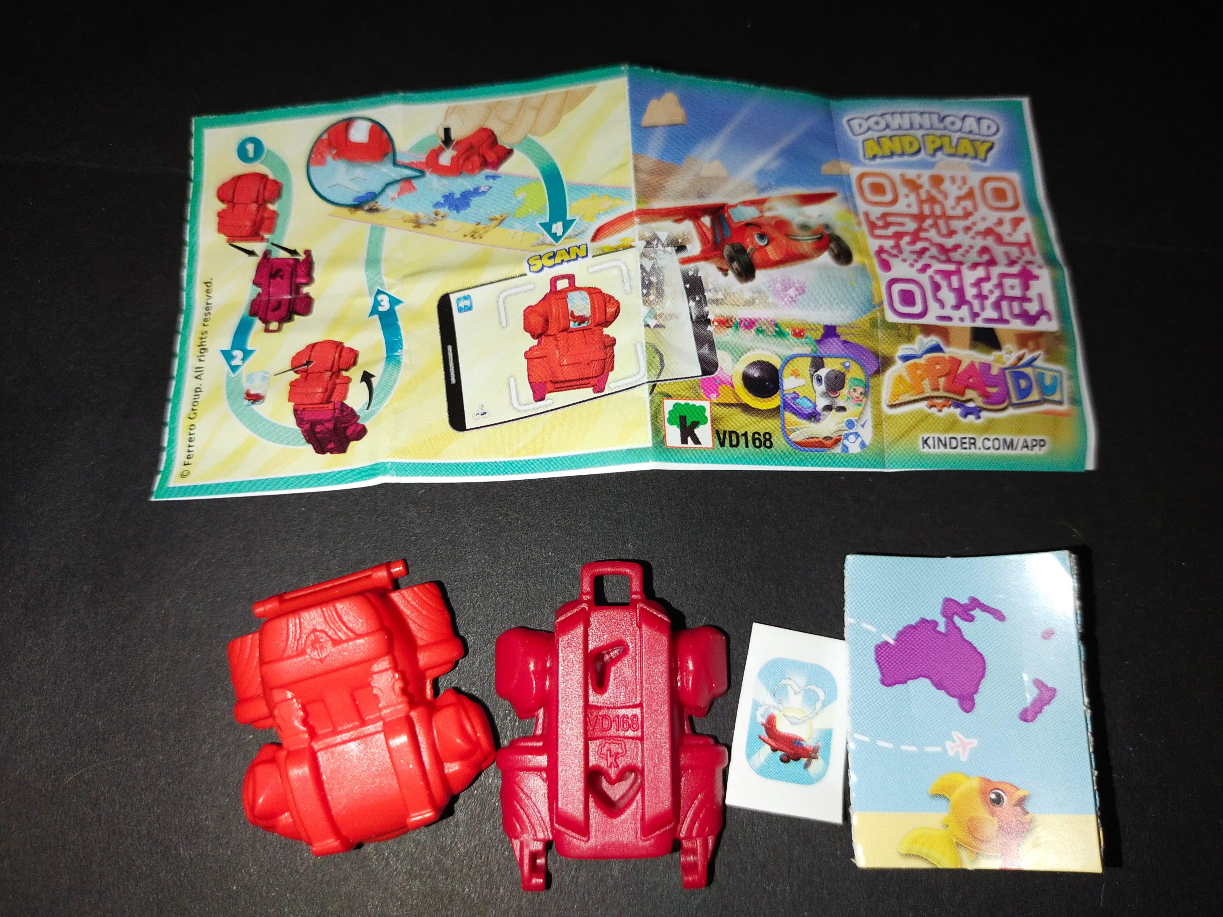 Batohy na cesty Červený VD168 s bpz