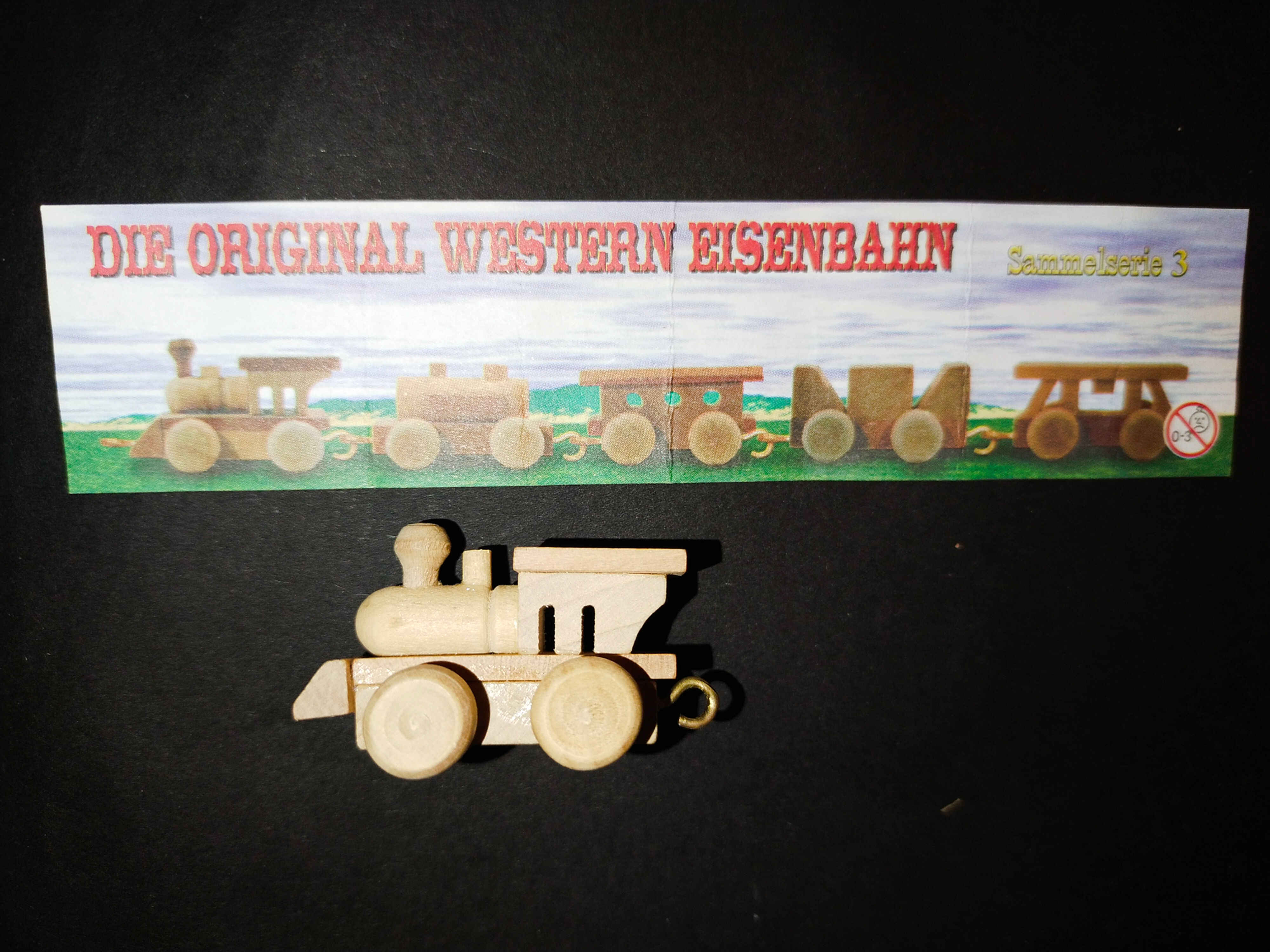 Dřevěná železniční souprava: Originál Western Eisenbahn