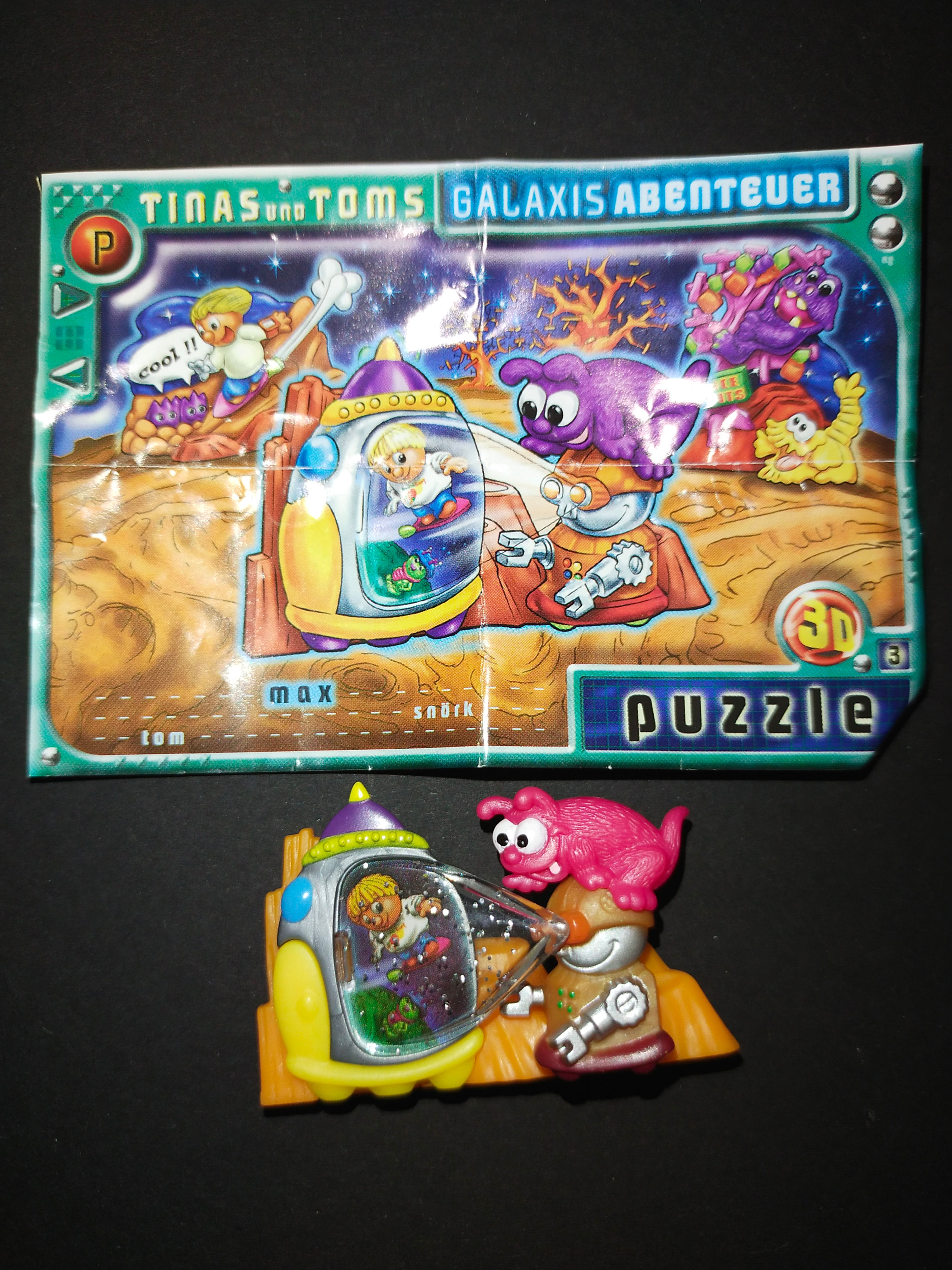 Tinas und Toms Galaxie puzzle a hračka