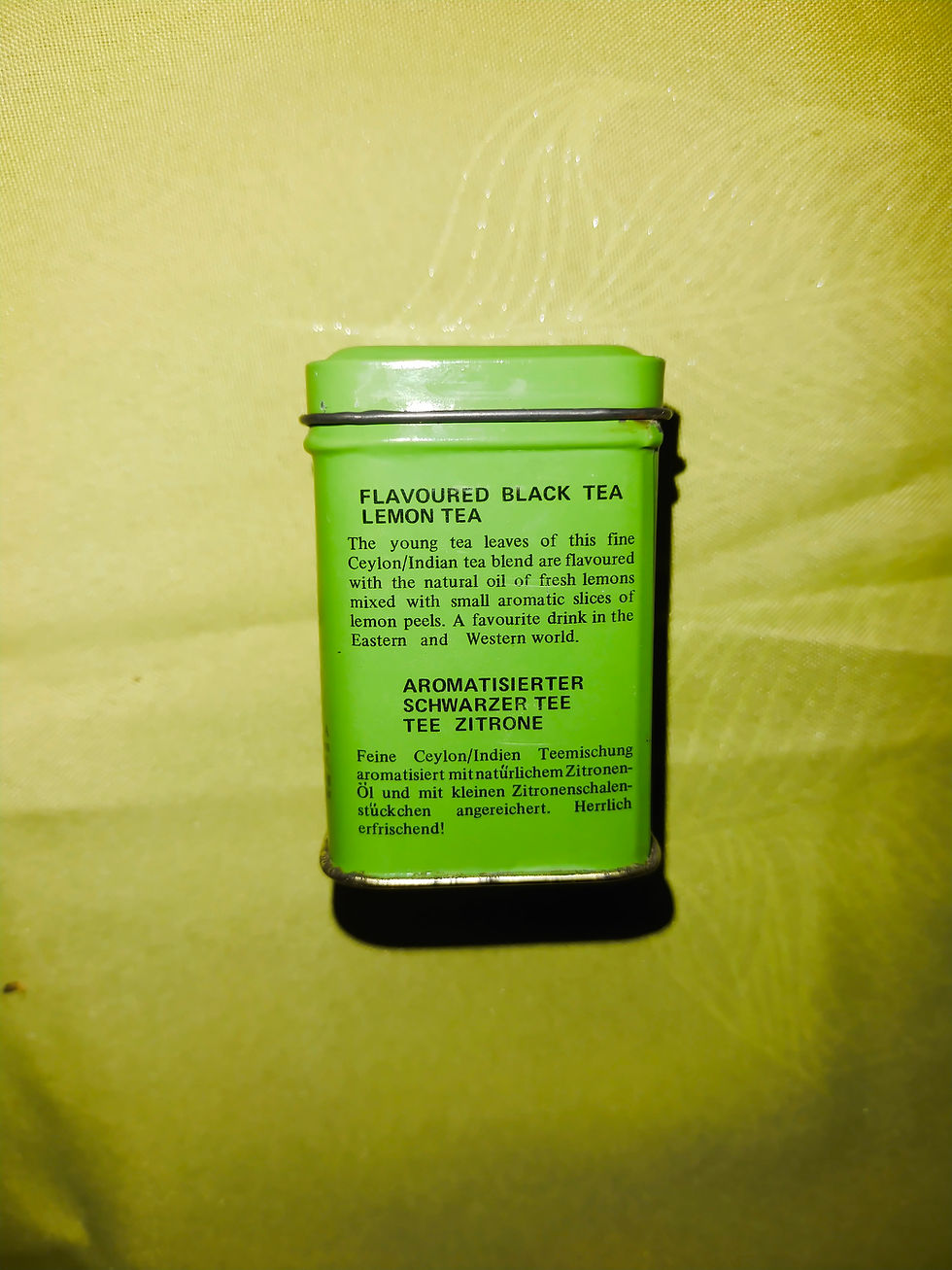 Miniatura: Plechovka Flavoured Black Tea s popisem