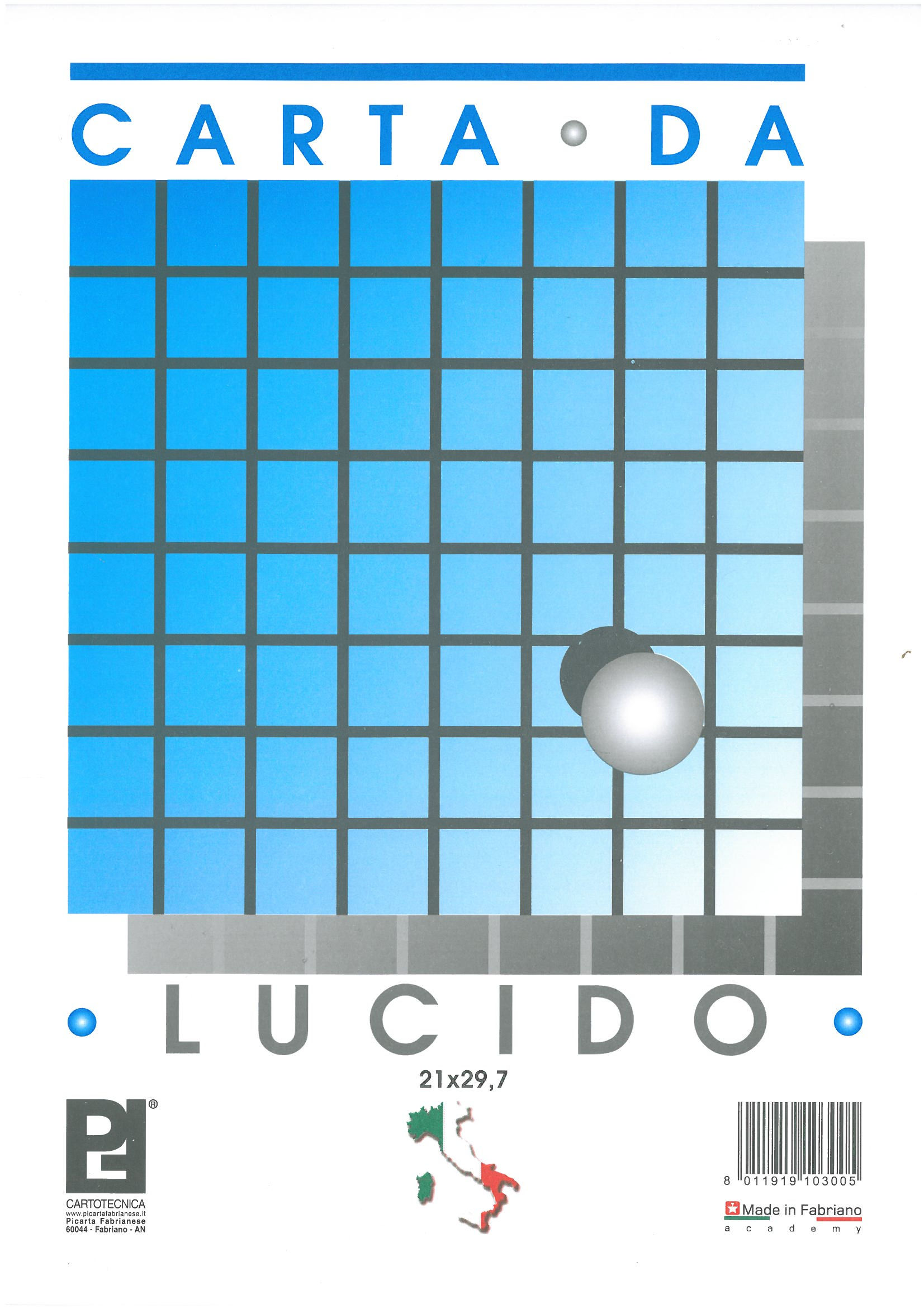 Blocco C/Fogli Lucido 21x29.7