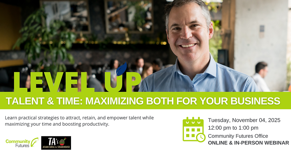 LEVEL UP: Talent and Time - Maximizing Both for Your Business
