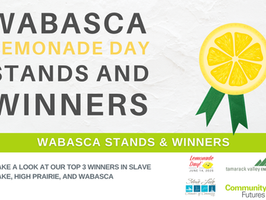 Image of a lemon that looks like an award with green ribbons