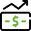 Icon of a dollar bill with an upward profit arrow, indicating MCA Consolidations freeing up your business' cash flow