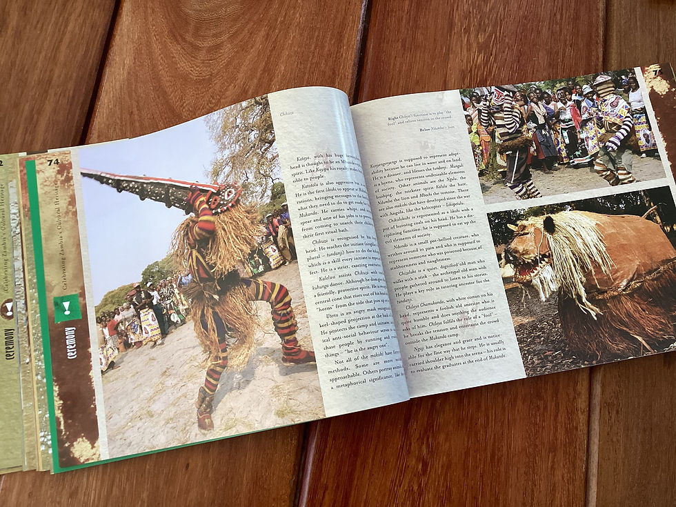 "Ceremony", coordinating author Tamara Guhrs, Published by Celtel Zambia PLC and Seka