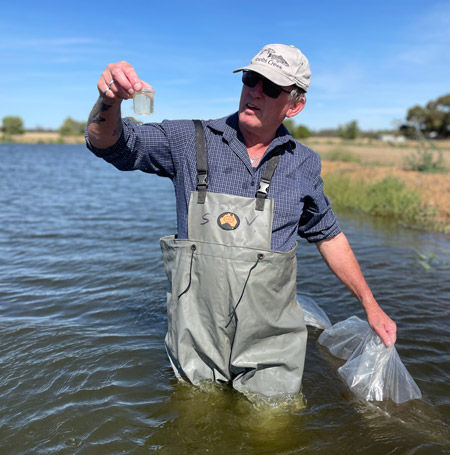 Hands on water quality & fish health