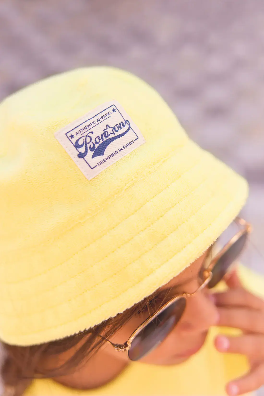 Bonton - Yellow Terrycloth Hat