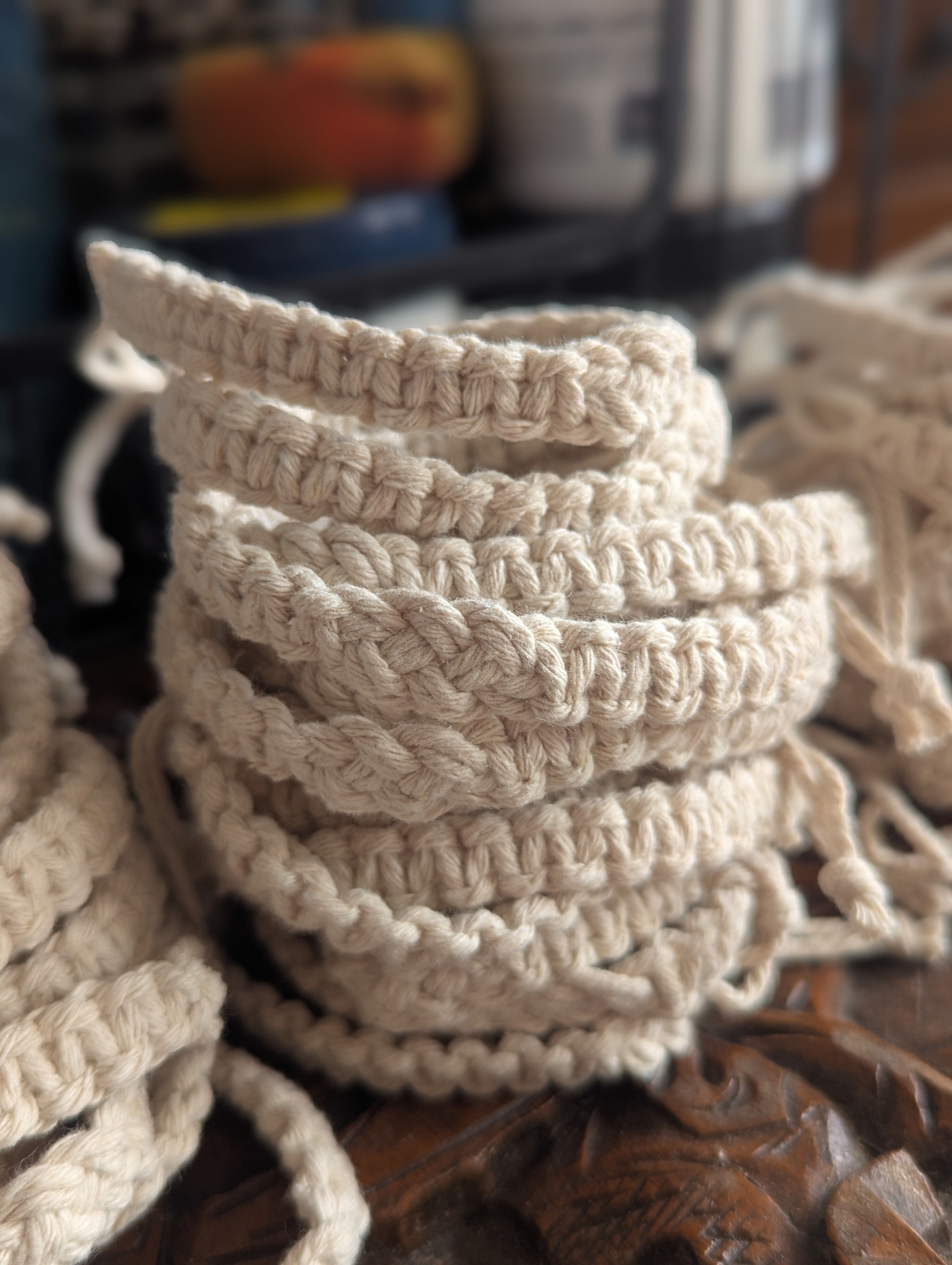 Macrame Infinity Bracelets