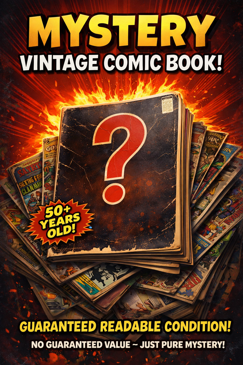 MYSTERY VINTAGE DC COMIC BOOK