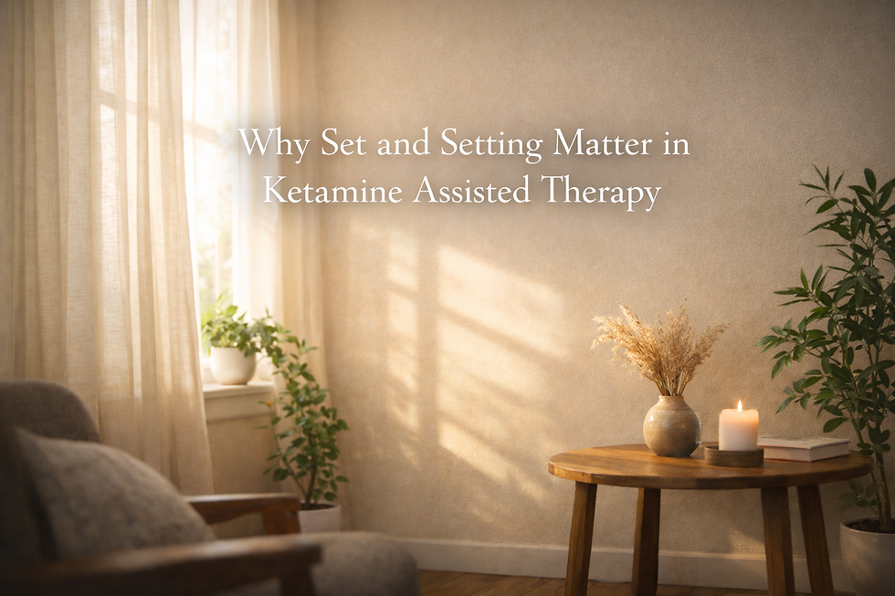 Why Ketamine-Assisted Therapy Works Differently Than Taking Ketamine Alone