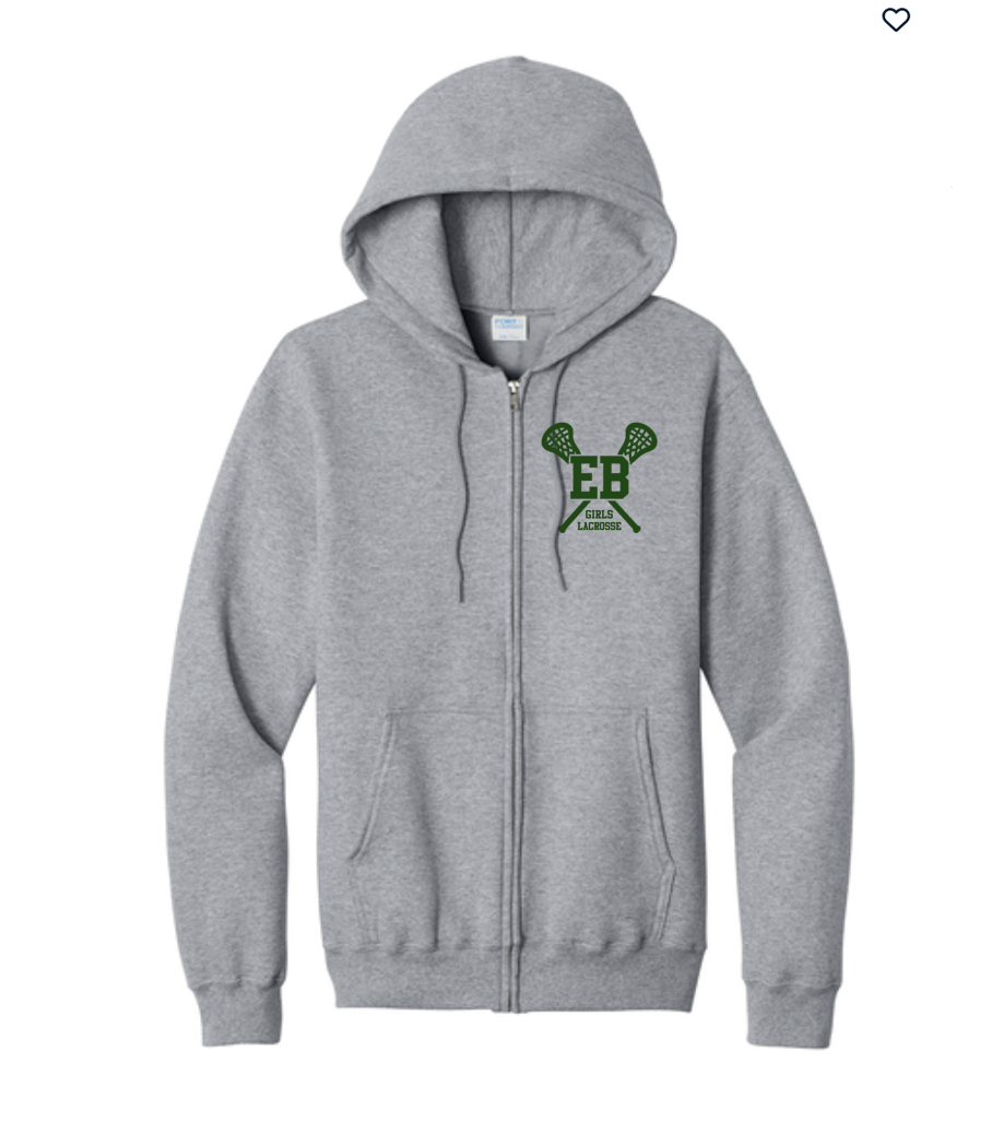 Thumbnail: EB GIRLS LAX ZIP UP HOODIE