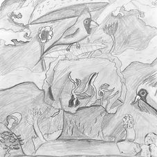 Black & White Drawings, Paintings and Illustrations