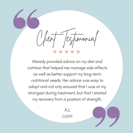 Cancer Nutrition Testimonial