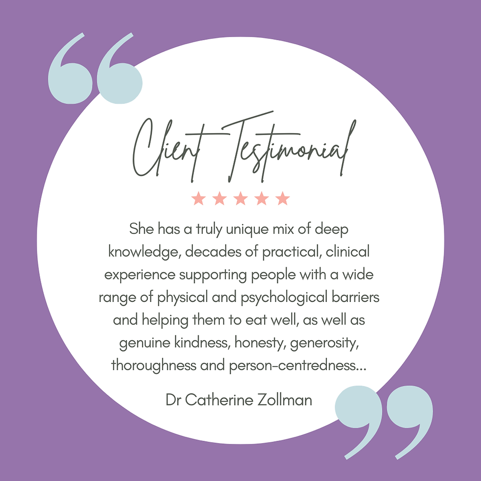 Cancer nutrition endorsement from Dr Catherine Zollman