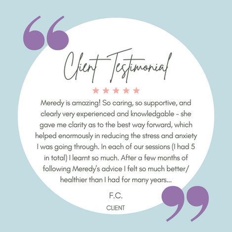 Cancer Nutrition Testimonial. The Cancer Dietitian Meredy Birdi