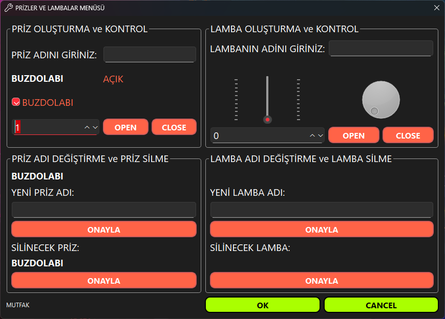 Prizler ve Lambalar Menüsü - Buzdolabı İsimli Priz Eklendi.png