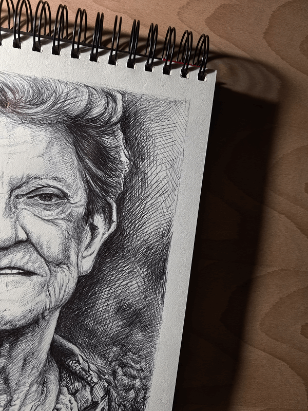 Fine art - Portrait line drawing