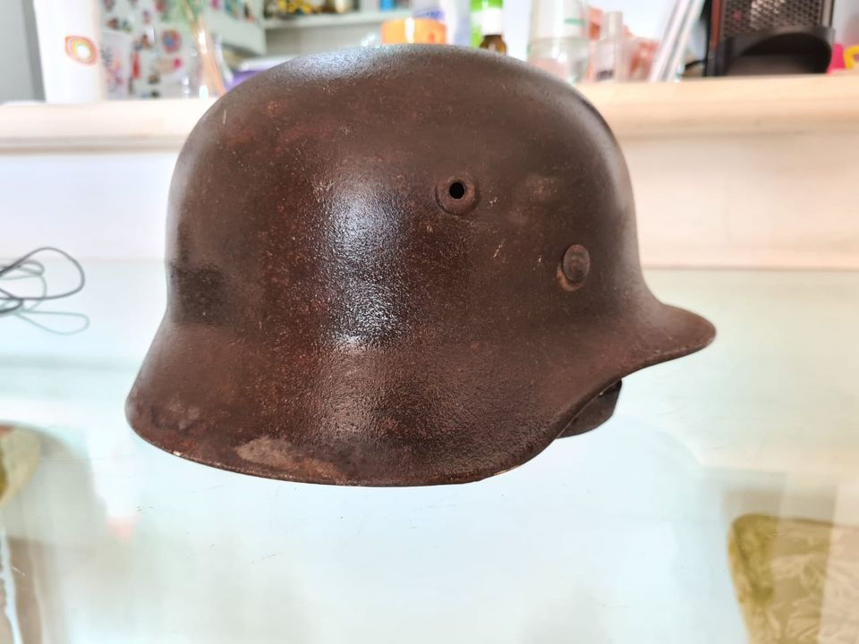 Miniatura: Capacete alemão M35 da 2a Guerra Mundial