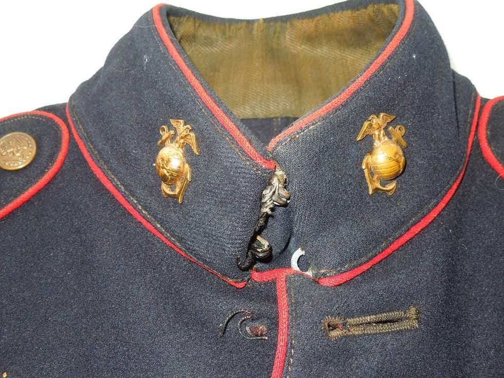 Miniatura: Jaqueta de Sargento Fuzileiro Naval dos EUA - 2a Guerra