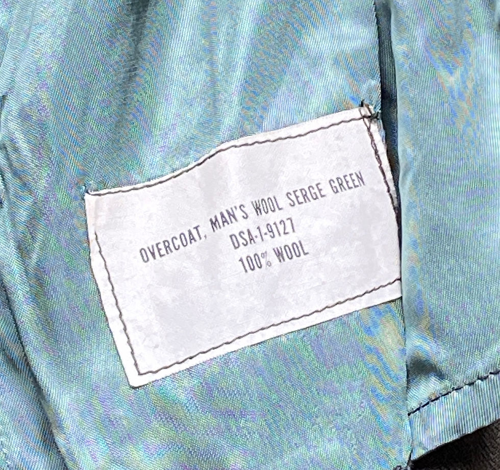 Miniatura: Casaco Original Da Marinha Americana Da Década De 60