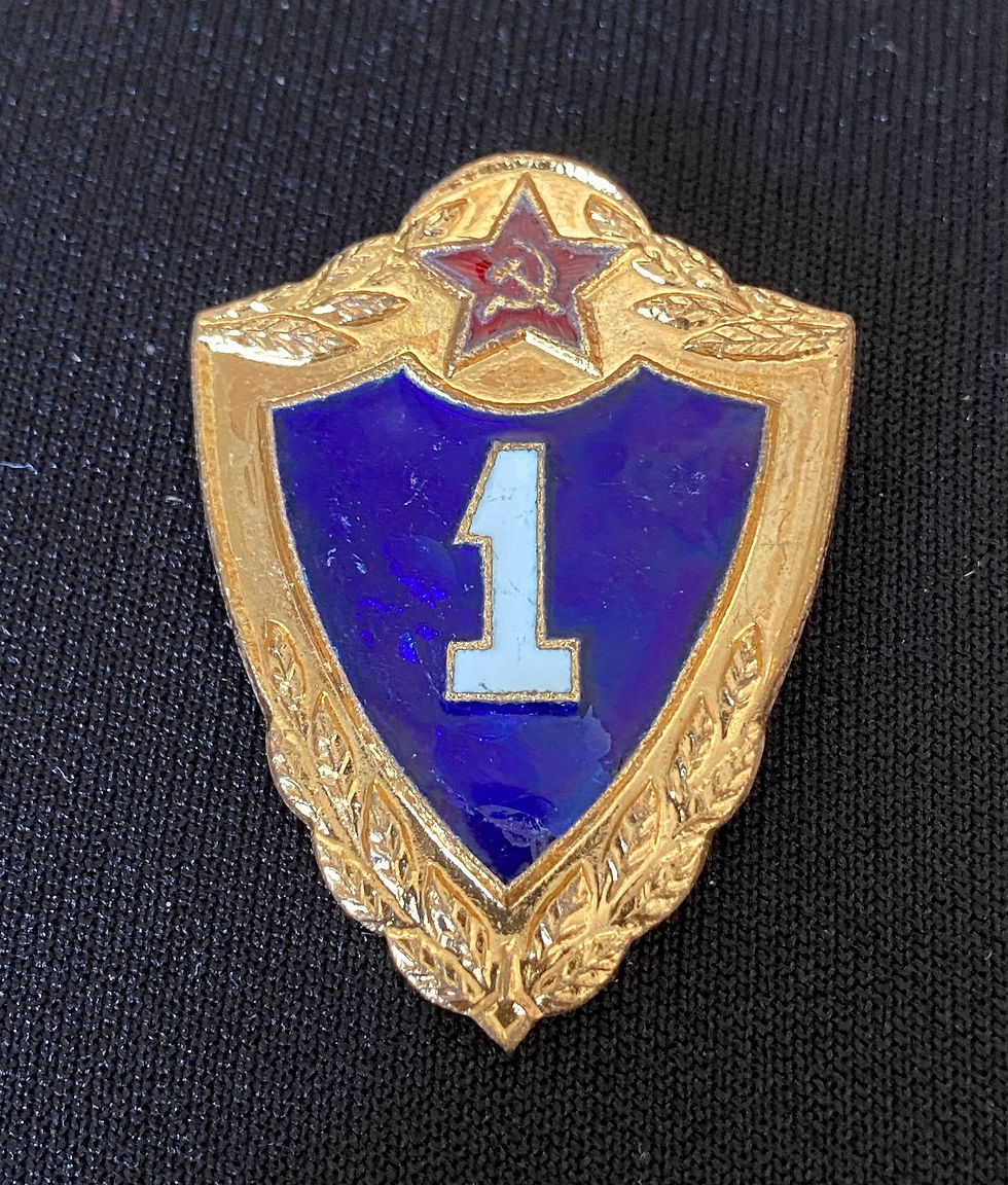 Miniatura: Badges Soviéticos do Exército de 1a, 2a e 3a Classes