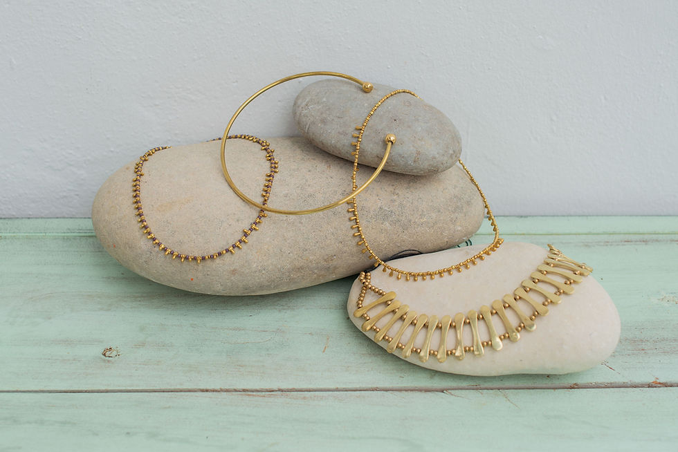 Miniatura: Tribal Brass Chocker