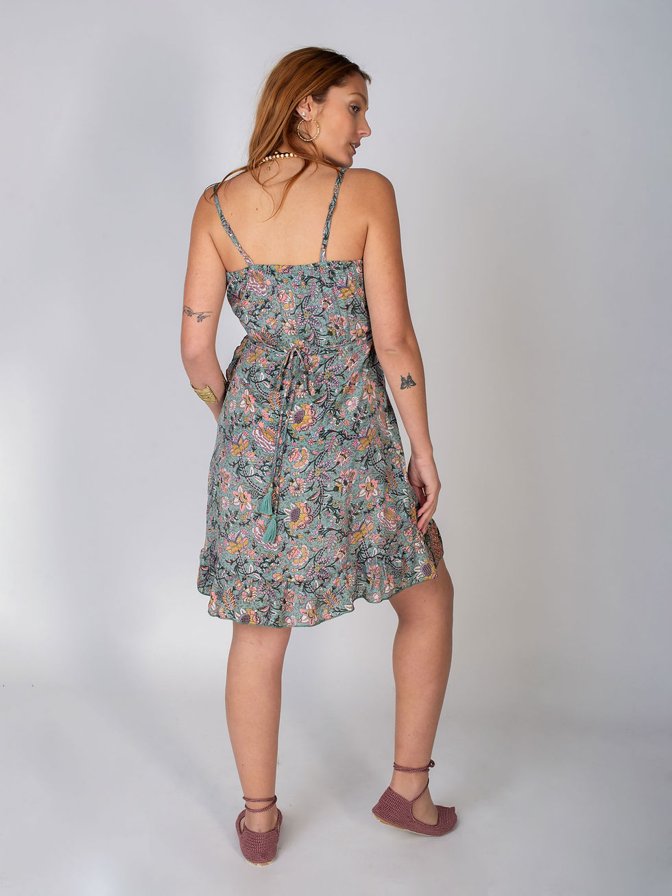 Miniatura: NATTI WRAP DRESS - MALVA DREAM