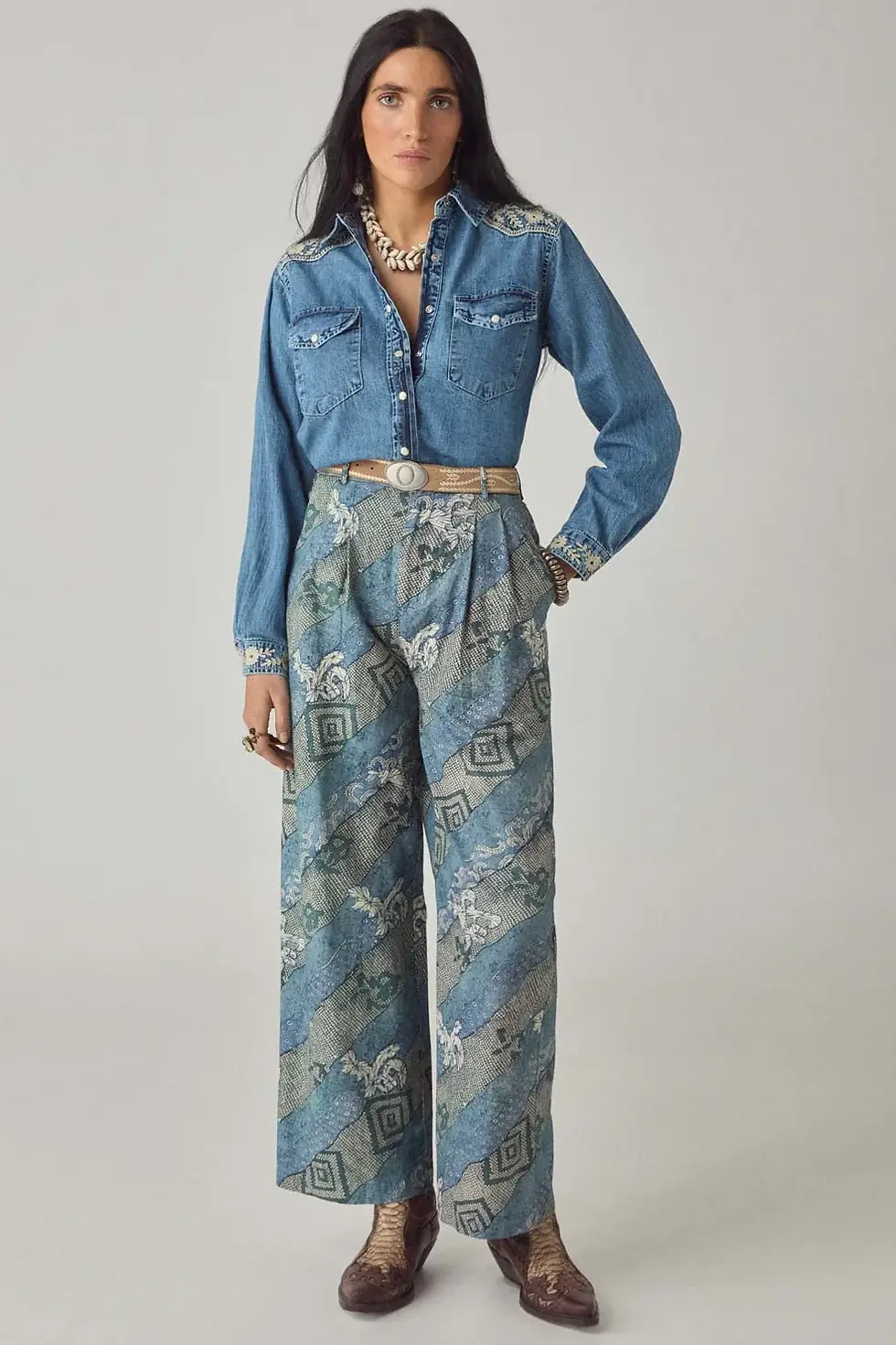 Miniatura: THELMA SHIRT ARIZONA HAZE by Maison Hotel