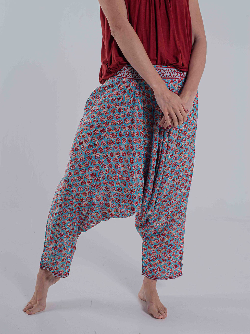Miniatura: SAFI TROUSERS - BLUE REEF