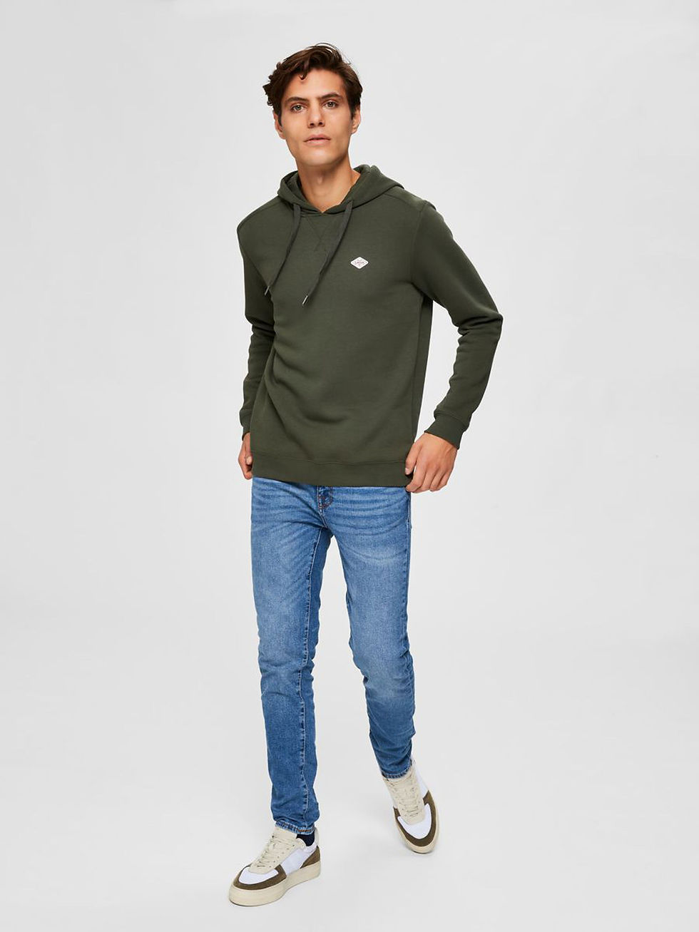 Miniature : SWEAT CAPUCHE VERT SELETED