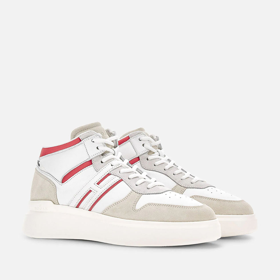 Miniature : BASKET HOGAN H580 BLANC ROUGE - HXM0YCY