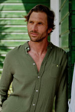 Miniature : CHEMISE GILI S COTON GAZE KHAKI - GAZE-SHIRT