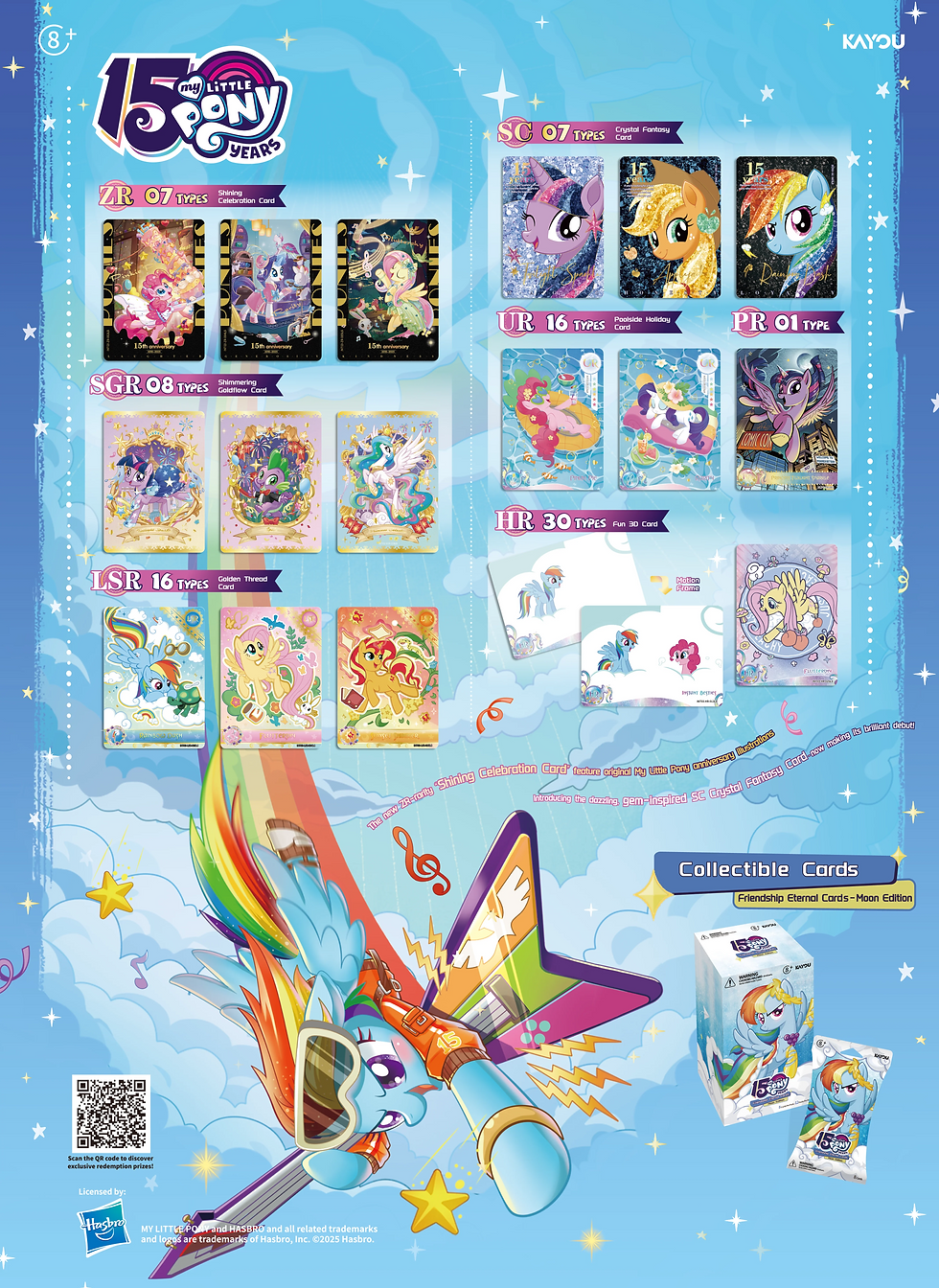Küçük resim: KAYOU My Little Pony F.E.C. Moon Edition Seri 2 İngilizce (Tek Paket)