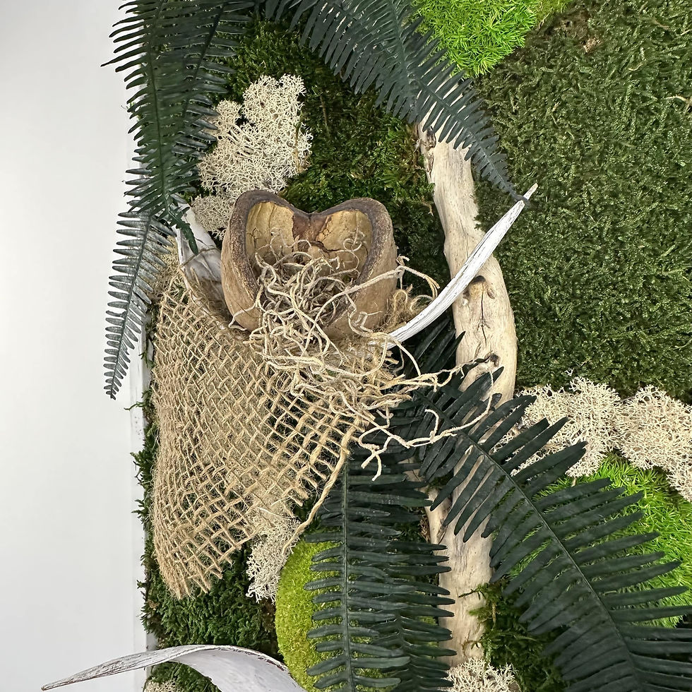 Miniature : Cadre végétal MAÏDO l 80 x 30 cm