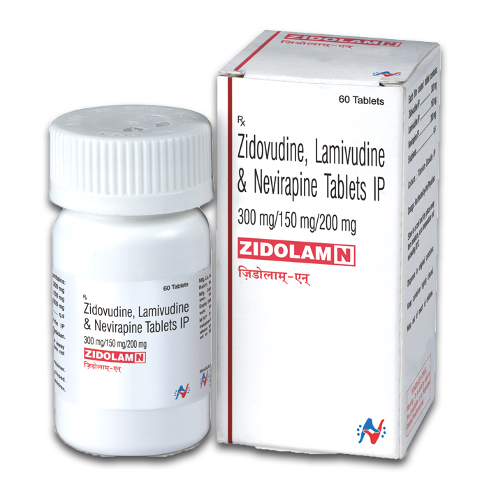 Comprar Zidovudina 300 mg + Lamivudina 150 mg + Nevirapina 200 mg (Zidolam-N) en Vidimedic. Antirretroviral para VIH