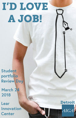 AIGA Portfolio Day Promotion