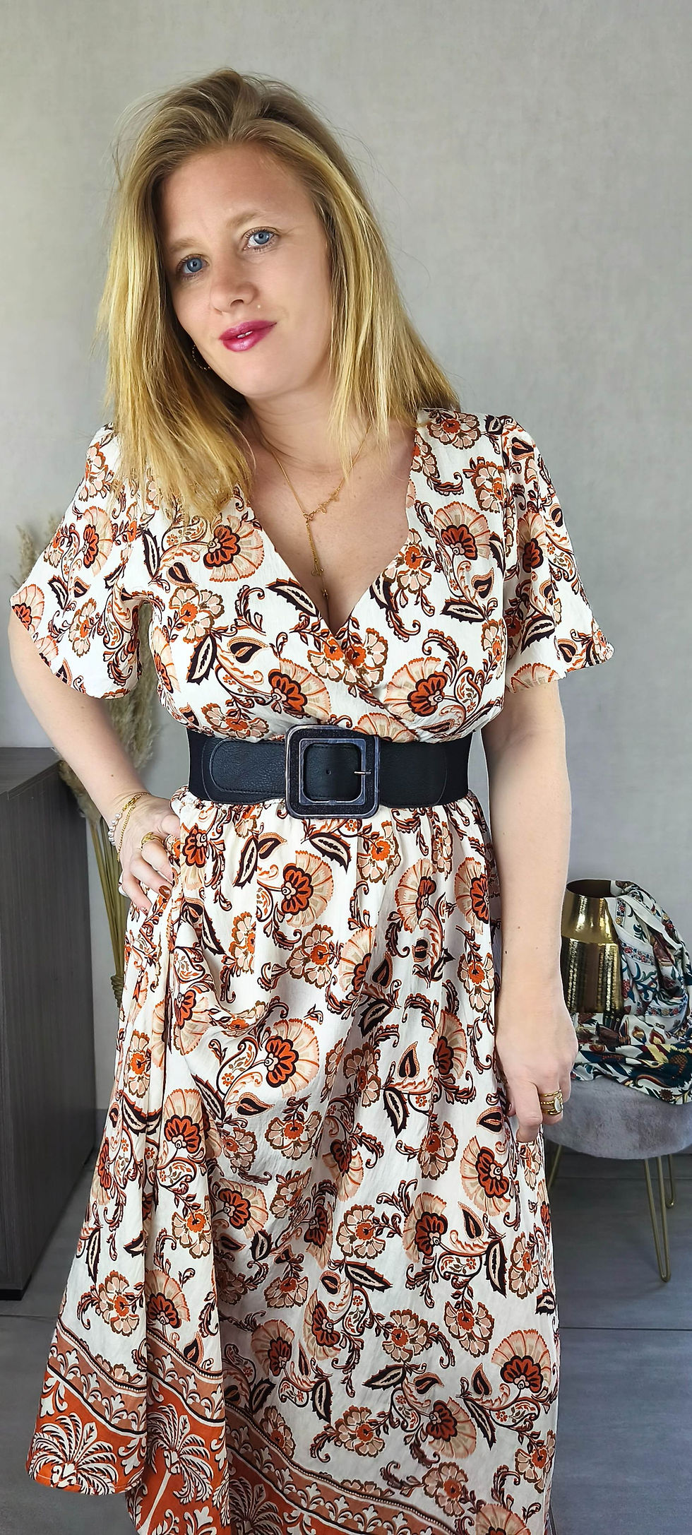 Miniature : Robe longue LOLA – Bohème solaire 🤍🍂