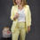 Miniature : Pantalon smoking jaune PIOU