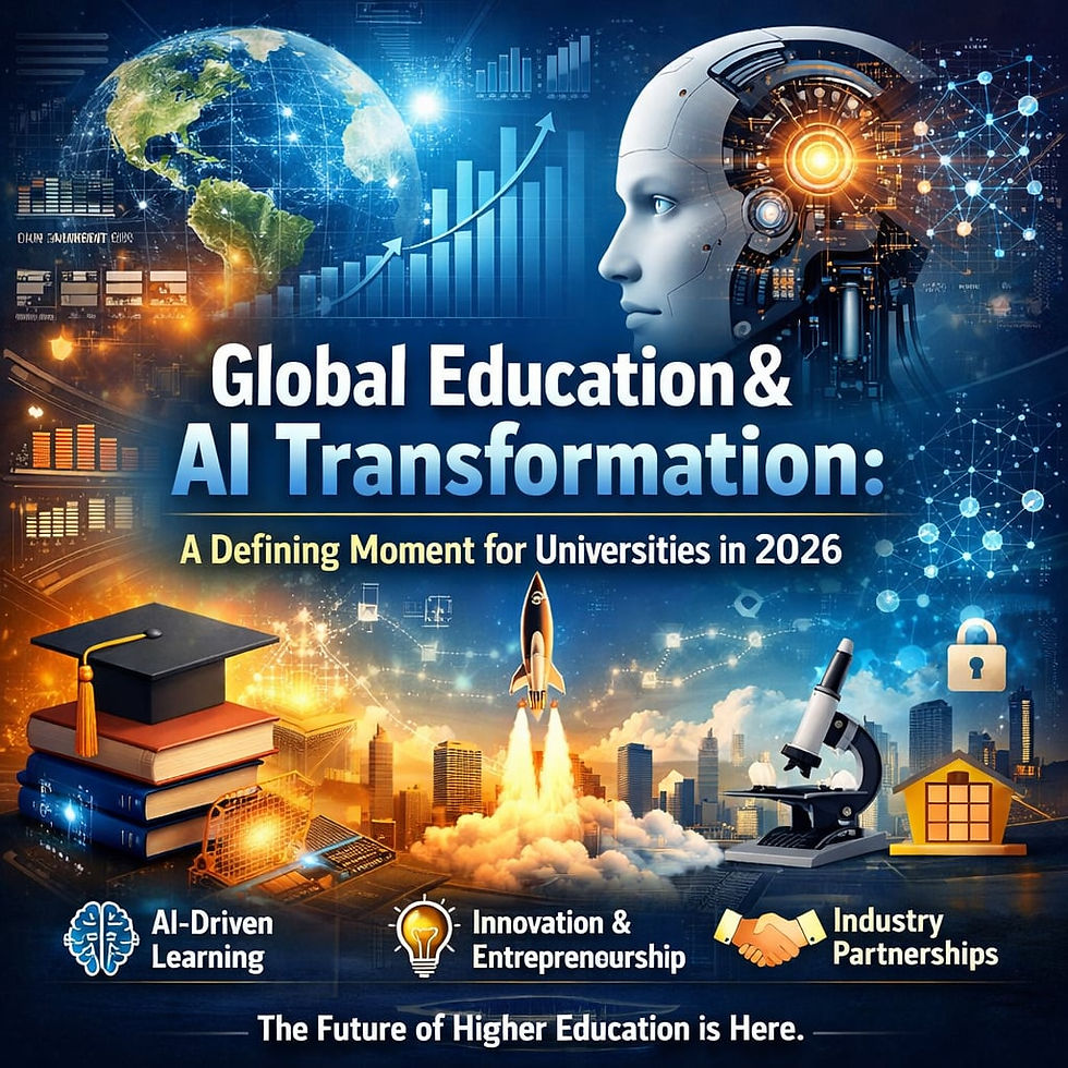 🌍 تحول عالمي في التعليم والذكاء الاصطناعي: لحظة حاسمة للجامعات في عام 2026