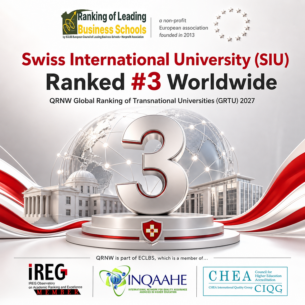 🌍 المرتبة الثالثة عالميًا بين الجامعات العابرة للحدود