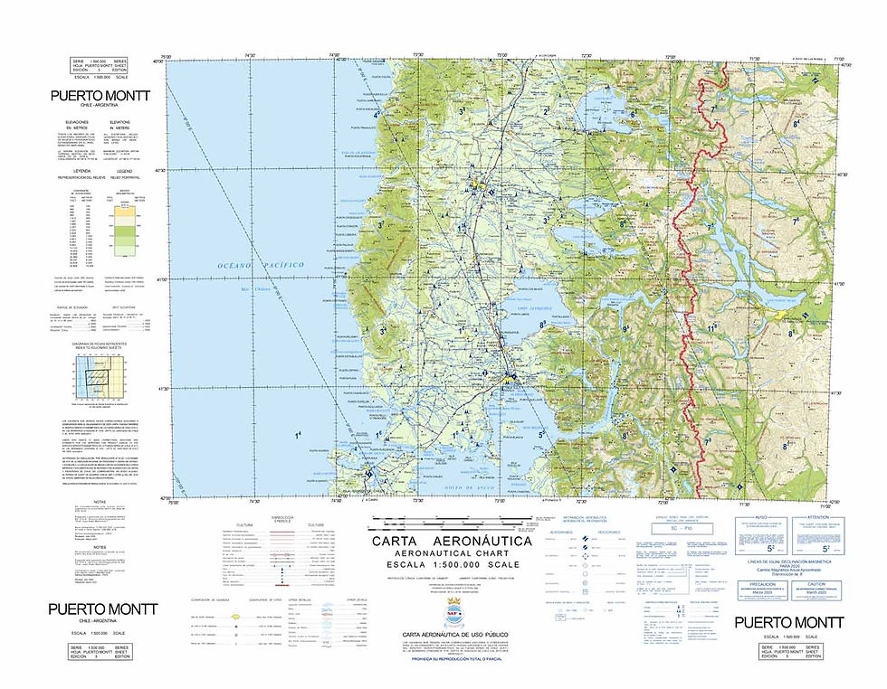 Carta Pto Montt 1:500.000