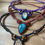 Thumbnail: Choker macrame necklace with stones.